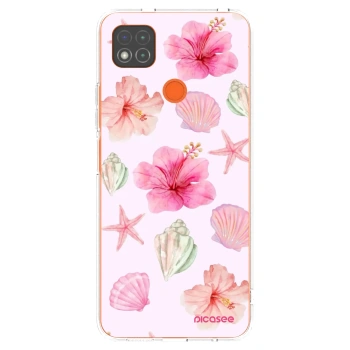 Picasee silikónový prehľadný obal pre Xiaomi Redmi 9C - Blush Lagoon