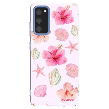 Picasee silikónový prehľadný obal pre Samsung Galaxy S20 FE - Blush Lagoon