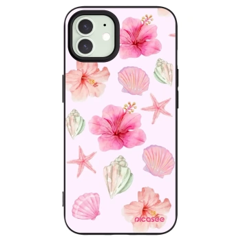 Picasee silikónový čierny obal pre Apple iPhone 12 - Blush Lagoon