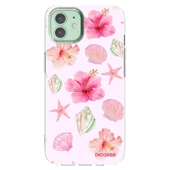Picasee silikónový prehľadný obal pre Apple iPhone 12 Pro - Blush Lagoon