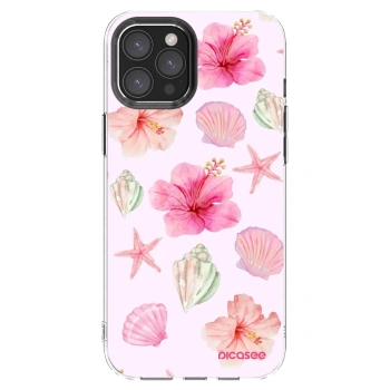 Picasee silikónový prehľadný obal pre Apple iPhone 12 Pro Max - Blush Lagoon