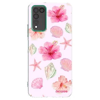 Picasee silikónový prehľadný obal pre Honor 10X Lite - Blush Lagoon
