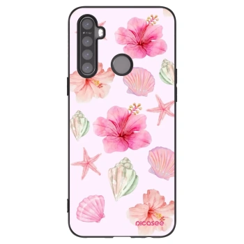 Picasee silikónový čierny obal pre Realme 5 - Blush Lagoon