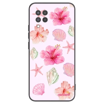 Picasee silikónový čierny obal pre Samsung Galaxy A42 A426B - Blush Lagoon