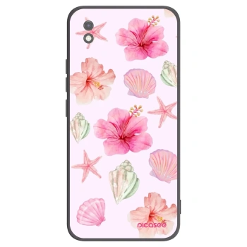 Picasee silikónový čierny obal pre Xiaomi Redmi 9AT - Blush Lagoon