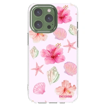 Picasee silikónový prehľadný obal pre Apple iPhone 13 Pro - Blush Lagoon