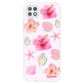 Picasee silikónový prehľadný obal pre Samsung Galaxy A22 A226B 5G - Blush Lagoon