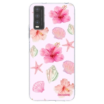 Picasee silikónový prehľadný obal pre Vivo Y20s - Blush Lagoon