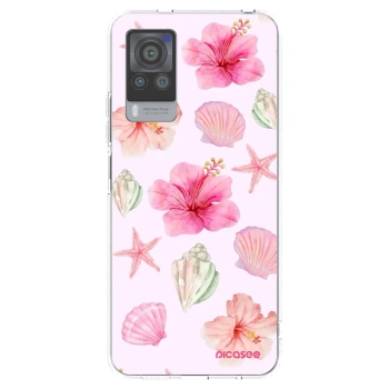 Picasee silikónový prehľadný obal pre Vivo X60 Pro 5G - Blush Lagoon