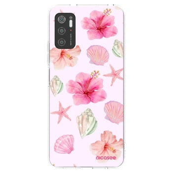 Picasee silikónový prehľadný obal pre Xiaomi Poco M3 Pro 5G - Blush Lagoon