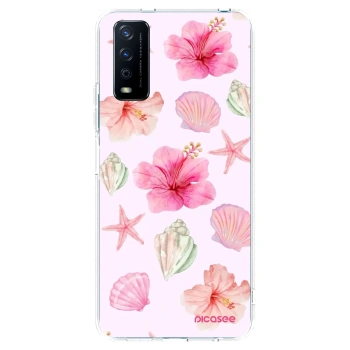 Picasee silikónový prehľadný obal pre Vivo Y11s - Blush Lagoon