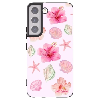 Picasee silikónový čierny obal pre Samsung Galaxy S22 5G - Blush Lagoon
