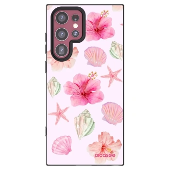Picasee silikónový čierny obal pre Samsung Galaxy S22 Ultra 5G - Blush Lagoon