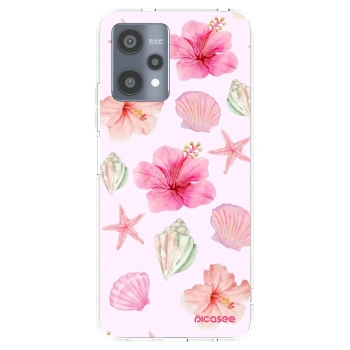 Picasee silikónový prehľadný obal pre Realme 9 Pro 5G - Blush Lagoon