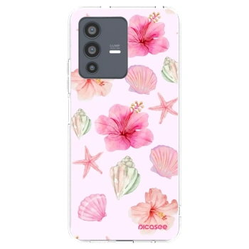 Picasee silikónový prehľadný obal pre Vivo V23 5G - Blush Lagoon