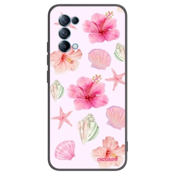 Picasee silikónový čierny obal pre OPPO A16s - Blush Lagoon