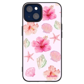 Picasee silikónový čierny obal pre Apple iPhone 14 - Blush Lagoon