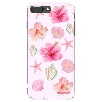 Picasee silikónový prehľadný obal pre Apple iPhone 8 Plus - Blush Lagoon