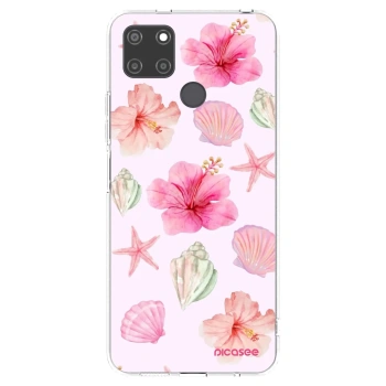 Picasee silikónový prehľadný obal pre Realme C21Y - Blush Lagoon