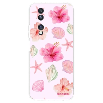 Picasee silikónový prehľadný obal pre Honor 70 - Blush Lagoon