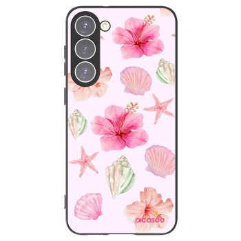 Picasee silikónový čierny obal pre Samsung Galaxy S23+ 5G - Blush Lagoon