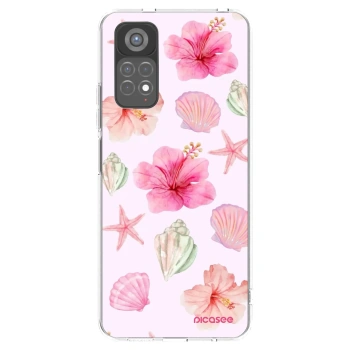 Picasee silikónový prehľadný obal pre Xiaomi Redmi Note 11S 5G - Blush Lagoon