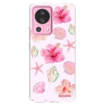 Picasee silikónový prehľadný obal pre Xiaomi 13 Lite - Blush Lagoon