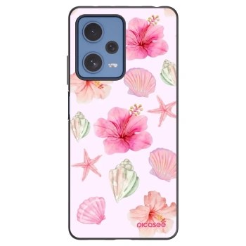 Picasee silikónový čierny obal pre Xiaomi Redmi Note 12 Pro 5G - Blush Lagoon