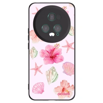 Picasee silikónový čierny obal pre Honor Magic5 Pro - Blush Lagoon