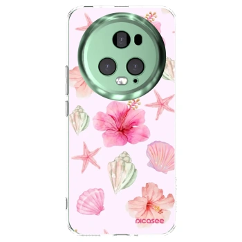 Picasee silikónový prehľadný obal pre Honor Magic5 Pro - Blush Lagoon