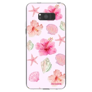 Picasee silikónový prehľadný obal pre Samsung Galaxy S8 G950F - Blush Lagoon
