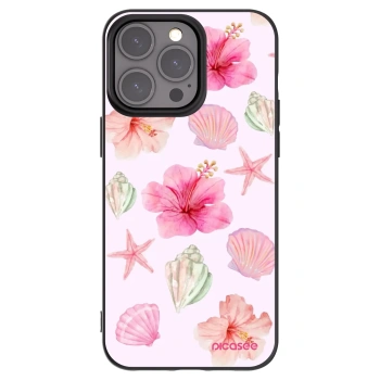 Picasee silikónový čierny obal pre Apple iPhone 15 Pro Max - Blush Lagoon
