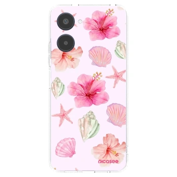 Picasee silikónový prehľadný obal pre Realme 10 4G - Blush Lagoon