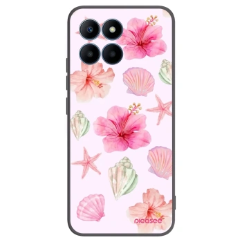 Picasee silikónový čierny obal pre Honor 70 Lite - Blush Lagoon
