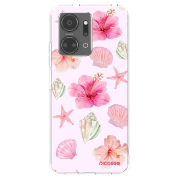 Picasee silikónový prehľadný obal pre Honor X7a - Blush Lagoon