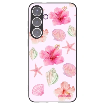 Picasee silikónový čierny obal pre Samsung Galaxy S24+ S926B 5G - Blush Lagoon