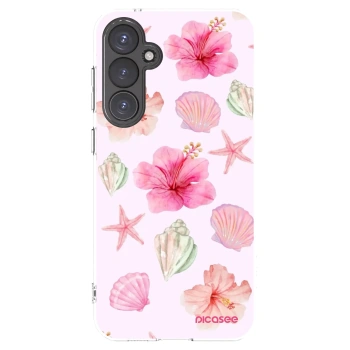Picasee silikónový prehľadný obal pre Samsung Galaxy S23 FE S711B - Blush Lagoon