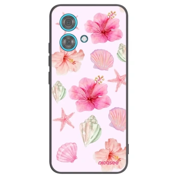 Picasee silikónový čierny obal pre Motorola Edge 40 Neo - Blush Lagoon