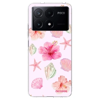 Picasee silikónový prehľadný obal pre Xiaomi Poco X6 Pro - Blush Lagoon
