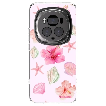 Picasee silikónový prehľadný obal pre Honor Magic6 Pro - Blush Lagoon