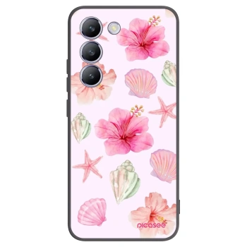 Picasee silikónový čierny obal pre Vivo V40 SE 5G - Blush Lagoon