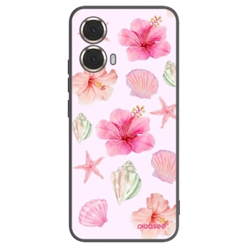 Picasee silikónový čierny obal pre Motorola Moto G85 - Blush Lagoon