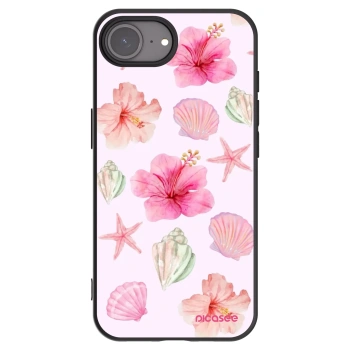 Picasee silikónový čierny obal pre Apple iPhone 16e - Blush Lagoon