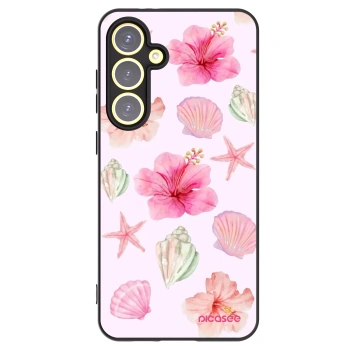 Picasee silikónový čierny obal pre Samsung Galaxy S24 FE S721B - Blush Lagoon