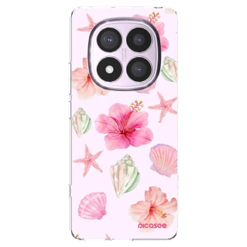 Picasee silikónový prehľadný obal pre Xiaomi Redmi Note 14 Pro 5G - Blush Lagoon