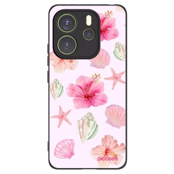 Picasee silikónový čierny obal pre Xiaomi Redmi Note 14 4G - Blush Lagoon
