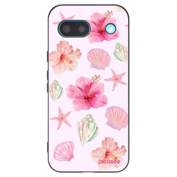 Picasee silikónový čierny obal pre Google Pixel 8 - Blush Lagoon