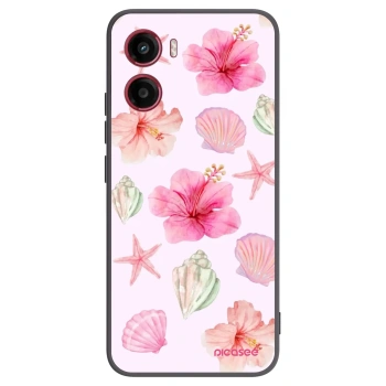 Picasee silikónový čierny obal pre Motorola Moto G05 - Blush Lagoon
