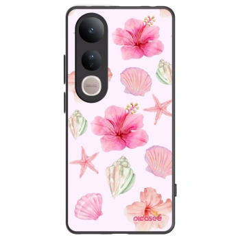 Picasee silikónový čierny obal pre Vivo V50 Lite 5G - Blush Lagoon