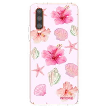 Picasee silikónový prehľadný obal pre Huawei P30 - Blush Lagoon